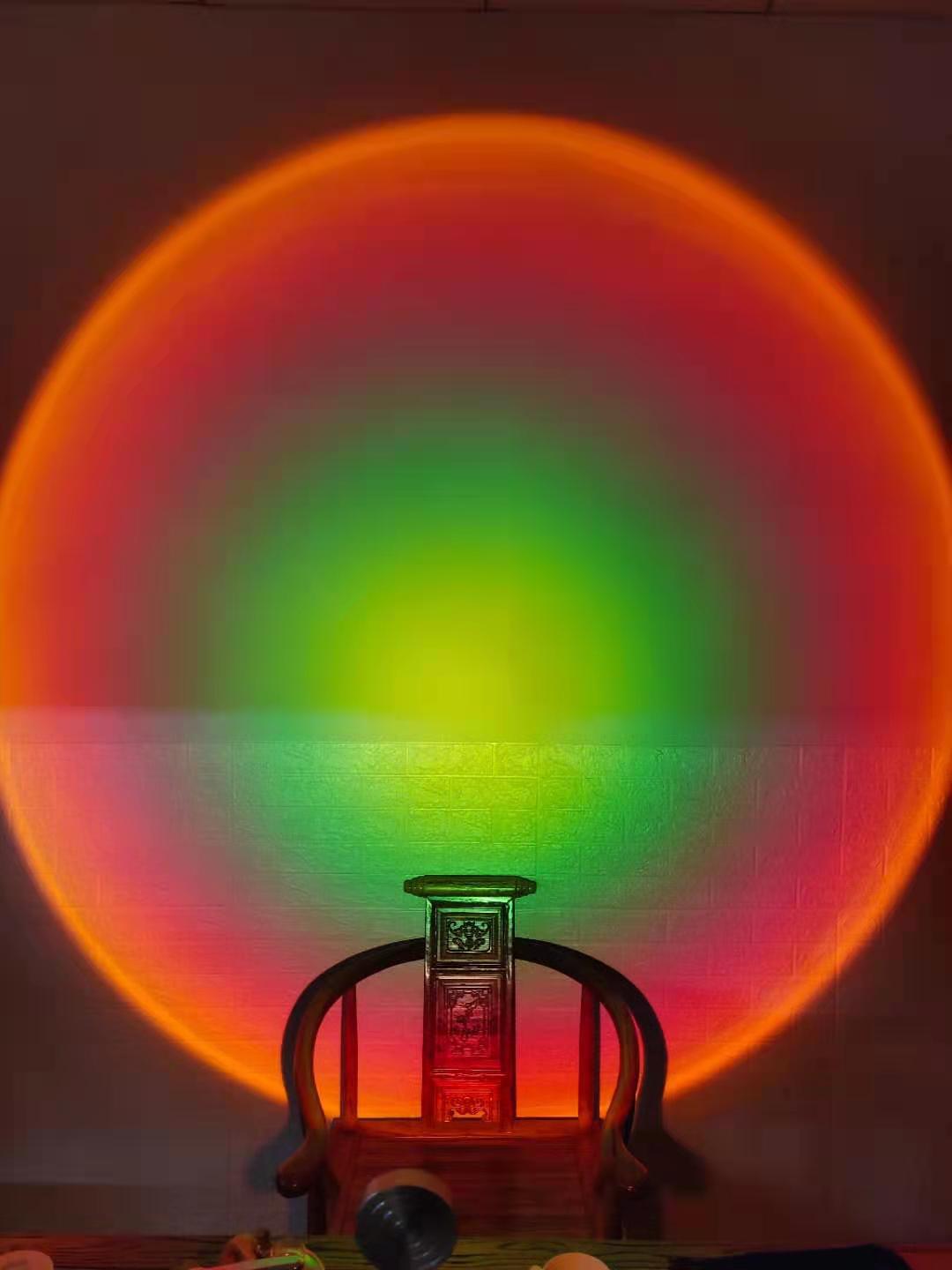 The Sun Never Sets Projection Sunset Atmosphere Light trending light