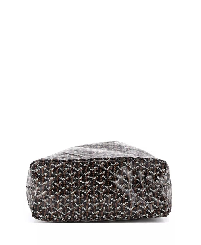 Goyard Pm Saint Louis Tote Coated Canvas - Black SALE