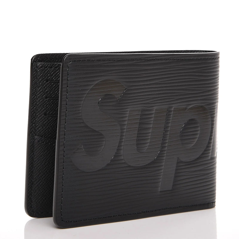 Louis Vuitton x Supreme Slender Wallet black/red