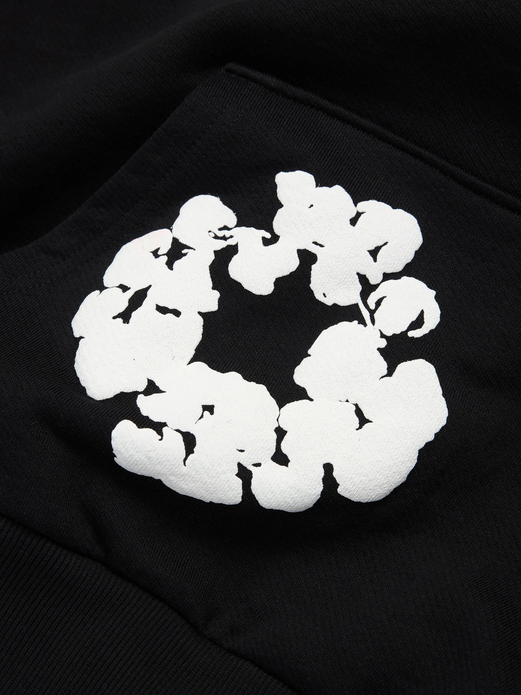 Denim Tears Wreath Hoodie Black