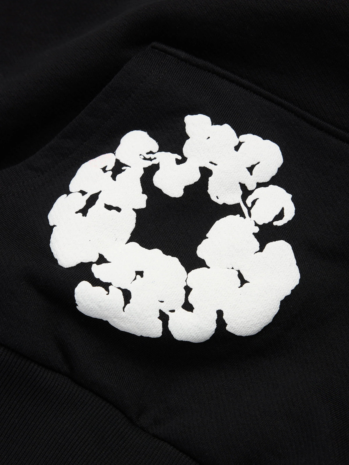 Denim Tears Wreath Hoodie Black