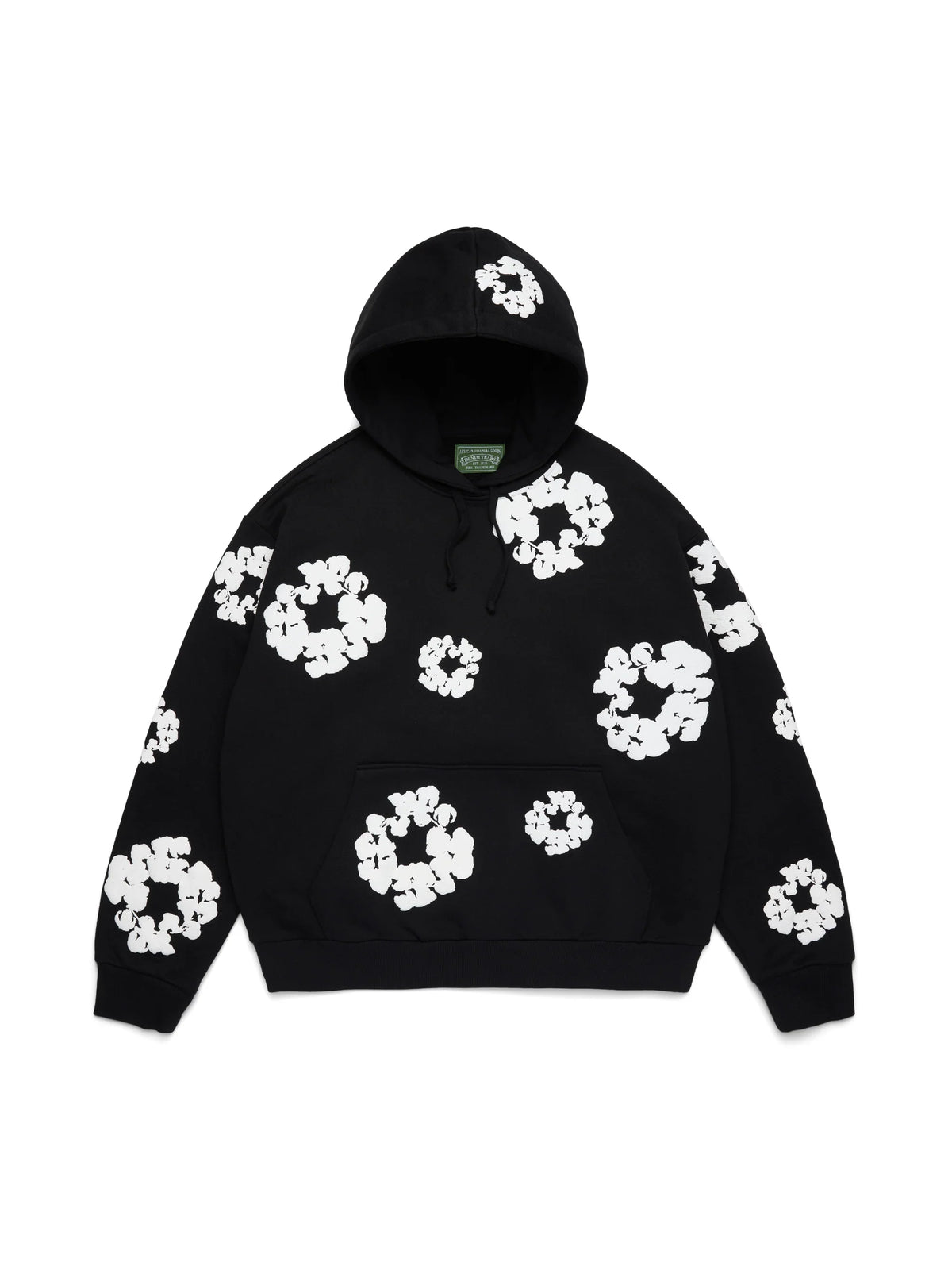 Denim Tears Wreath Hoodie Black