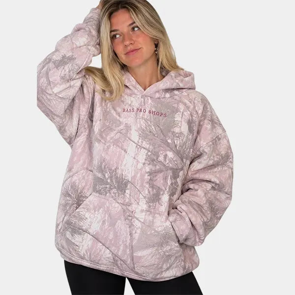 Bass Pro Shop Pink Camo Hoodie TRENDING