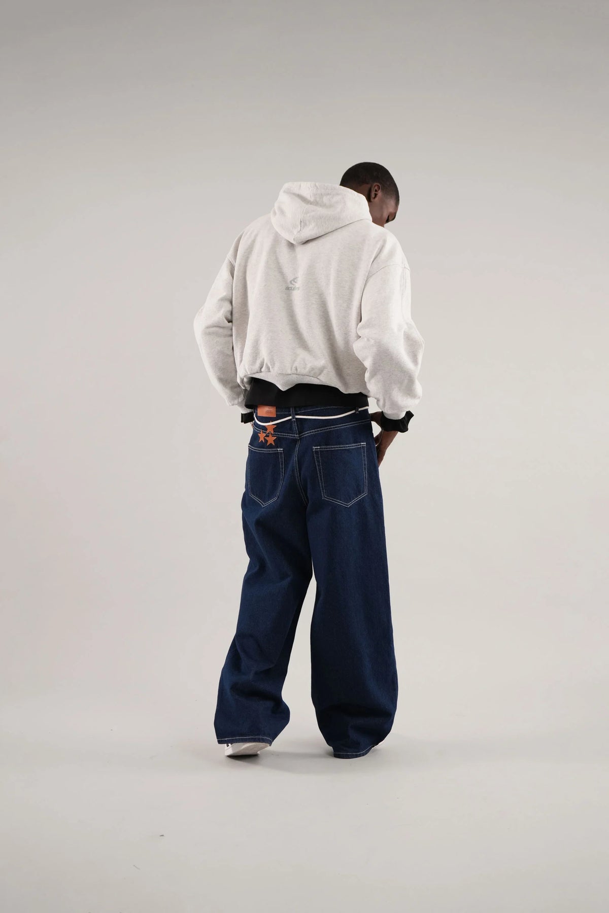 Raw Light Grey Scuffers Hoodie Y2K TRENDING