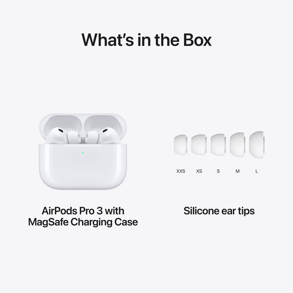 Apple AirPods Pro 3 Wireless Earbuds with Active Noise Cancellation