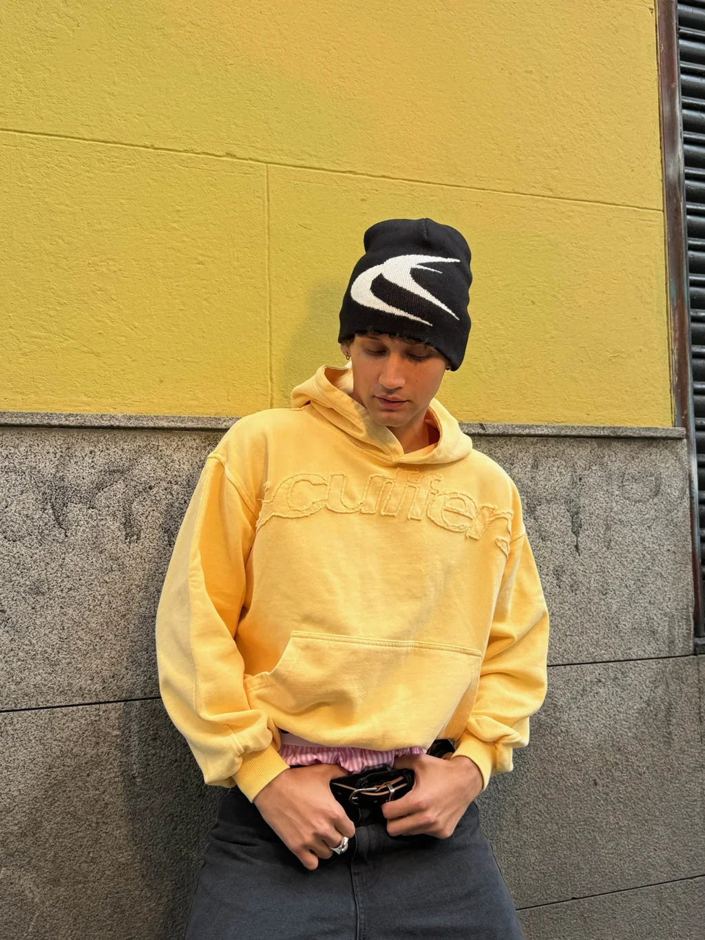 Raw Yellow Scuffers Hoodie Y2K TRNDING