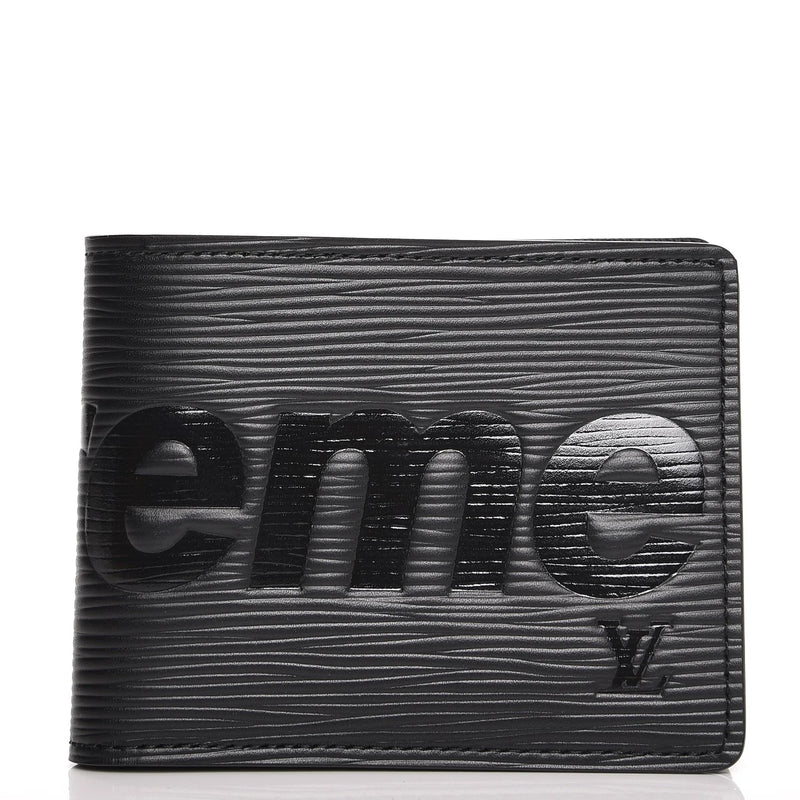 Louis Vuitton x Supreme Slender Wallet black/red